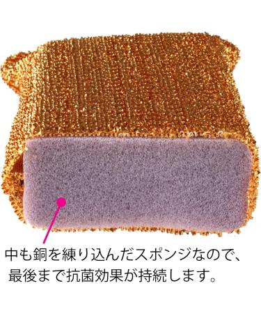 Copper Power Antibacterial Bath Sponge F8493-m Single Item - Buy Online on GoSupps.com