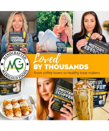 MariGold High Protein Coffee - Iced Caf Mocha 20g Grass Fed Whey Protein Isolate Energy & Workout Boost 2 Shots Organic Espresso Non-GMO 2 Net Carb 1 Lb Bag 15 Servings Iced Caf Mocha 1 Pound (Pack of 1) - Buy Online on GoSupps.com