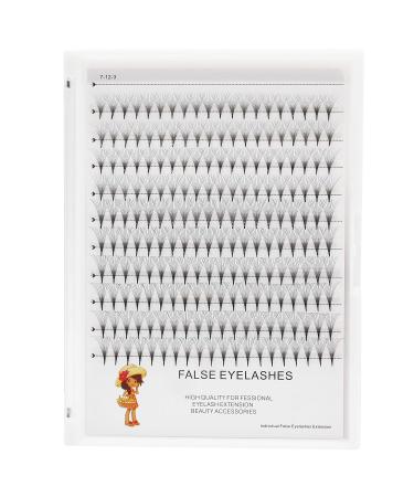 Large 10D D Curl Premade Fans - Mixed Length Volume Lashes (12-16mm) | Synthetic Mink Eyelash Extensions - Buy Online on GoSupps.com