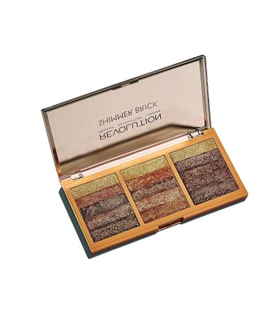 Revolution Shimmer Brick Palette - Iridescent Highlighting & Bronzing for All Skin Tones | International Shipping Available - Buy Online on GoSupps.com