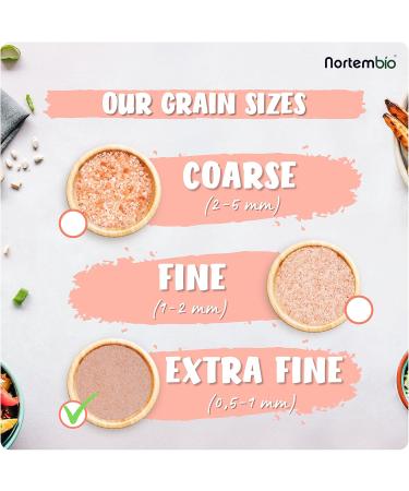Nortembio Rosa Himalaya Salt 3 kg - Extra Fine Grain 100% Natural Rich in Minerals for Healthy Cooking - No Preservatives from Punjab Pakistan - Buy Online on GoSupps.com