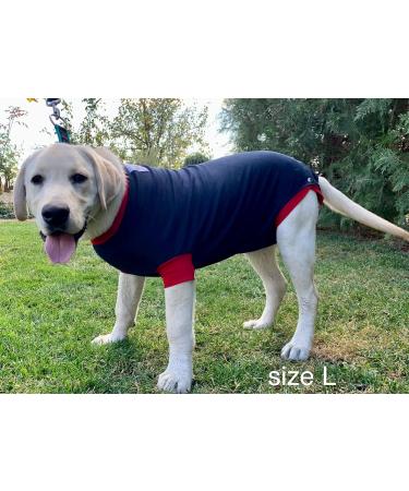 Dog Surgical Bodysuit | Wound Protection Suit for Dogs | Medical Pet Shirt | Recovery Suit (Large Blue) - Buy Now! - Buy Online on GoSupps.com