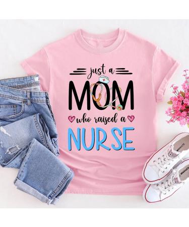 Custom Nursing Shirt for Nurse Coworkers | Unique Gifts for Nurses from Son or Daughter | Short Sleeve Tee for Mother's Day & Nurse's Day - Buy Online on GoSupps.com