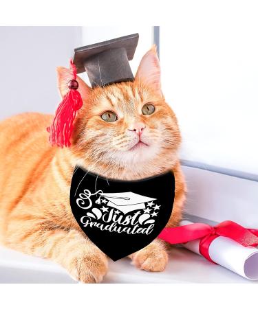 Proud of Mom Graduation Bandana 2 Pack for Dogs and Cats - Large Proud of Pup Bandana - Buy Online on GoSupps.com