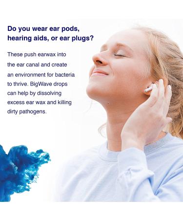 BigWave Drops - Ear Drops for Swimmer's Ear Discomfort - Healing, Drying, & Soothing Properties - Ideal for Water Athletes - Anti-Inflammatory Formula - Buy Online on GoSupps.com