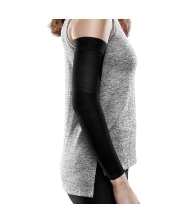 Ease Opaque Lymphedema Moderate Arm Sleeve - X-Large Long - Black 20-30 mmHg X-Large Long Black