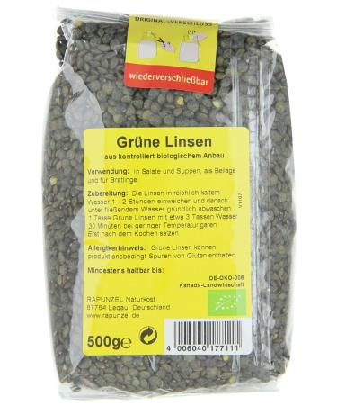 Buy Rapunzel Green Organic Lenses - 500g | International Shipping Available - Buy Online on GoSupps.com