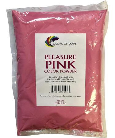 Colors of Love Pink Holi Color Powder - 15 Oz Bag - Ideal for color run events  bath bombs  youth group color wars  Holi events and more! 1LB - Buy Online on GoSupps.com