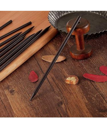 Chuangdi 40Pcs Vintage Wood Hair Sticks for Women, Girls | Chinese Hair Chopsticks Clip for Bun Hairstyles | Decorative Hairpins Holder - Black - Buy Online on GoSupps.com