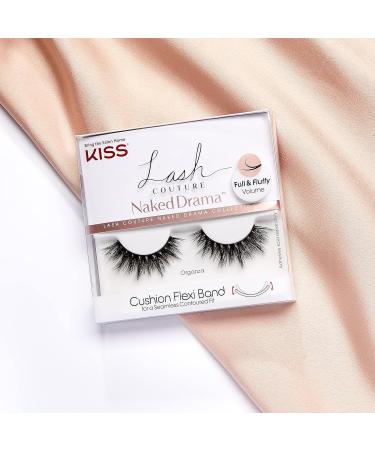 Kiss Lash Couture Naked Drama - Full & Fluffy Faux Mink Eyelashes with KISS Flexi Band & Glue | International Shipping Available - Buy Online on GoSupps.com