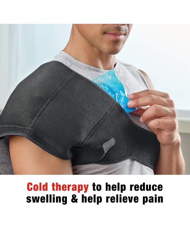 ACE Hot Cold Shoulder Wrap - Adjustable and Black - Buy Online on GoSupps.com