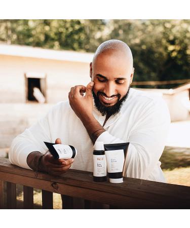 Scotch Porter Men's Exfoliating Face Scrub | Pore Cleanser & Skin Tone Brightener | Non-Toxic, Paraben-Free Formula | Vegan | 4oz - Buy Online on GoSupps.com