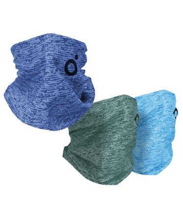Liveo hose scarf set 3 pieces.Men's women's bandana elastic multifunctional hew warmers microfiber loop scarf neck warmer outdoor cycling motorcycle running UV protection stretch neckerchief 100% seamless