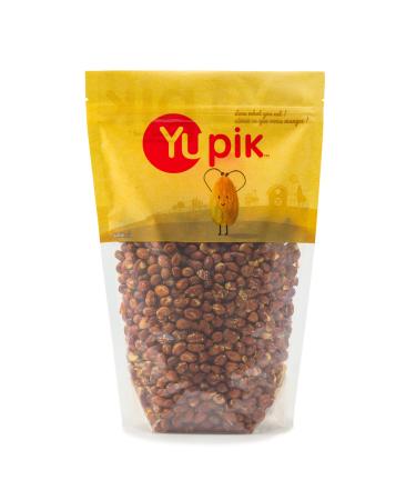 Yupik Roasted Unsalted Red Skin Peanuts 1 kg 6 Count Kosher Vegan Nuts with Skins No Added Salt Crunchy Peanuts High in Fiber Protein Snacks Healthy Snacks 6 kg