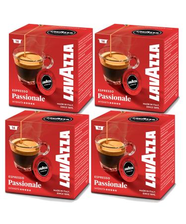 Lavazza Lavazza A Modo Mio Appassionatamente Pack of 4 4 x 16 Capsules