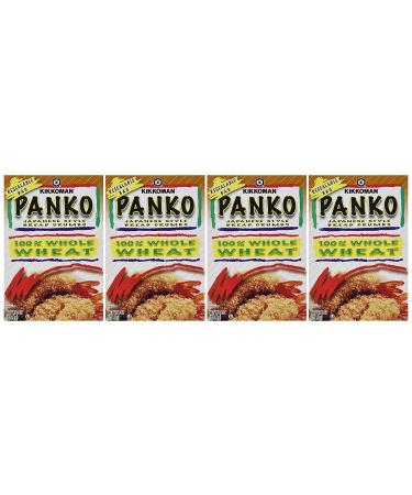 Kikkoman Whole Wheat Panko Bread Crumbs - Pack of 4 | Japanese Style Crispy Coating - Buy Online on GoSupps.com
