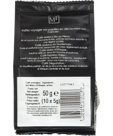 Maison Taillefer Hazelnut Flavor Coffee Capsule 50 g - Boxes of 10 sachets with 10 capsules in each sachet. - Buy Online on GoSupps.com