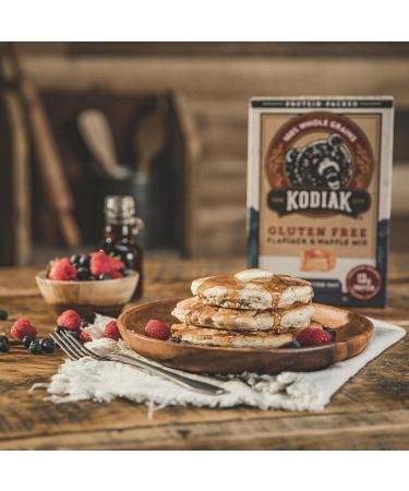 Kodiak Gluten-Free Flapjack Pancake & Waffle Mix - Frontier Oat, High Protein, 100% Whole Grains | 1 Pack - Buy Online on GoSupps.com