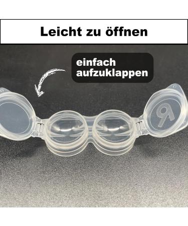 Traptix Eyesbear - Foldable & Economical Contact Lens Container | Odor-Free Less Liquid Consumption Transparent Storage - Ideal for Travel (1x) - Buy Online on GoSupps.com