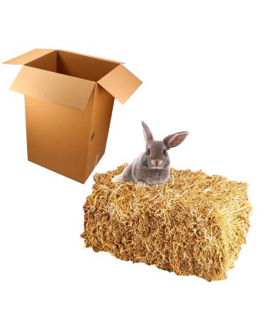 15 kg best quality wheat straw bales dry fresh unsprayed straw current harvest natural for rabbits guinea pigs hares food decoration directly from the farmer