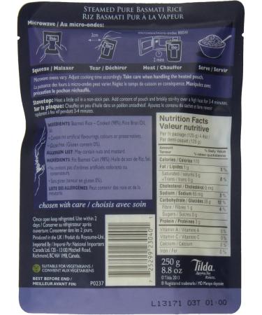 Tilda Steamed Basmati Pure 6 Count - Buy Online on GoSupps.com