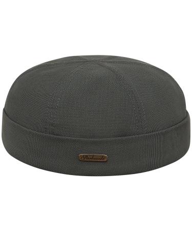 Sterkowski Docker |High quality gentle 100% cotton dock hat |Comfortable and cozy everyday hat HAFSTAUTE NAVY WATCH Beanie Leon the professional style hat in all sizes gray 57
