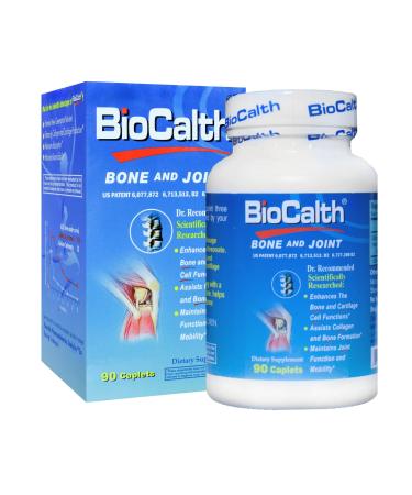 BioCalth Calcium L-threonate (90 Caplets) Calcium Supplement 90 Count (Pack of 1)