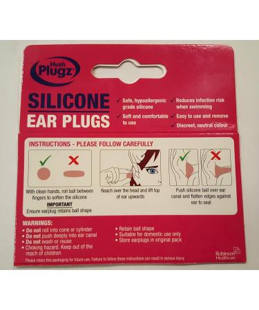 Hush 7 Pairs Plugz Silicone Earplugs - Pack of 7 Tan 7 Count (Pack of 1) - Buy Online on GoSupps.com