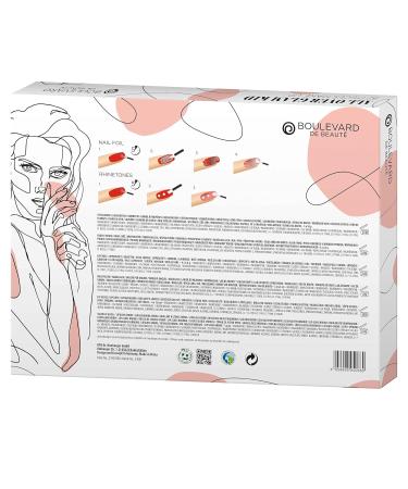 Boulevard de Beaut 82-Part Makeup & Nail Design Set - Compact Nude Palette 50 Eyeshadows 14 Lip Glosses 4 Lipsticks 4 Nail Polishes - Ideal Travel Kit for On-the-Go Beauties - Buy Online on GoSupps.com