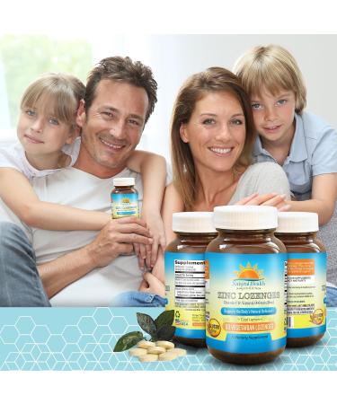 Zinc Lozenge with Vitamin C - 60 Chewable Tablets for Immune Support | Natural Health Goodies - Buy Online on GoSupps.com