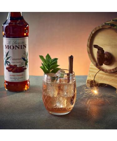 MONIN Premium Cinnamon Syrup 700ml - Vegan-Friendly, Allergen-Free, 100% Natural - Ideal for Coffee and Cocktails - Buy Online on GoSupps.com