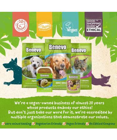 Benevo Vegan Dog Chews. Low fat Rumble Strips ideal training treats or rewards. Cold pressed jerky style chews soft enough to tear. Non-GM vegetarian hypoallergenic. Approx 20 chews per pack 180g 180 g (Pack of 1) - Buy Online on GoSupps.com