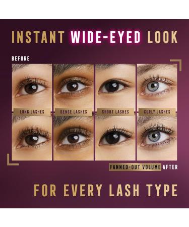 Coty Max Factor Masterpiece Divine Lashes Volumising Mascara Black Brown formula with natural pigments does not clump full and separated lashes full eyelash look that lasts all day long 8 ml - Buy Online on GoSupps.com