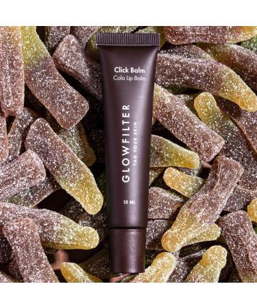 Lip Balm Cola with Color - Fluid Repairs and Provides Flexibility - Hydrates Soothes and Protects - 15 ML Vegan - Click Balm Original Lip Balm - Glowfilter by Marta Lozano - Buy Online on GoSupps.com