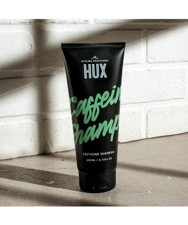 Shampoing la caf ine HUX un shampooing pour cheveux et barbe avec un m lange unique d Aloe Vera de caf ine revigorante et d huile essentielle de patchouli rafra chissante 200 ml - Buy Online on GoSupps.com