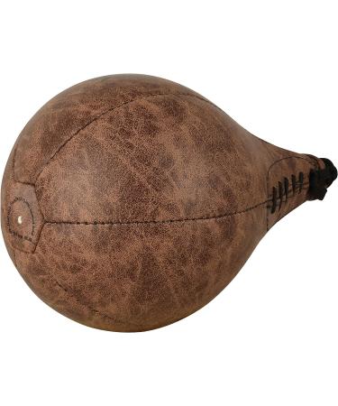 Vintage Black Leather Speed Bag Boxing Ball MMA Training Kit - Buy Online on GoSupps.com