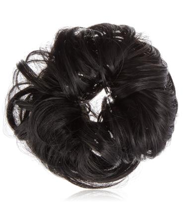 Solida Bel Hair Fashionring Kerstin synthetic hair black 1 piece