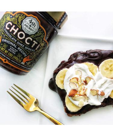 4th & Heart Chocti Chocolate Ghee Spread - Original Recipe 12 oz | Delicious & Healthy Treat - Buy Online on GoSupps.com