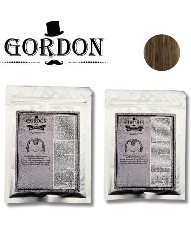 Gordon Fibres capillaires Recharge de 25 g dans un sac refermable couverture instantan e pour cheveux clairsem s (2 x marron clair marron clair) - Buy Online on GoSupps.com