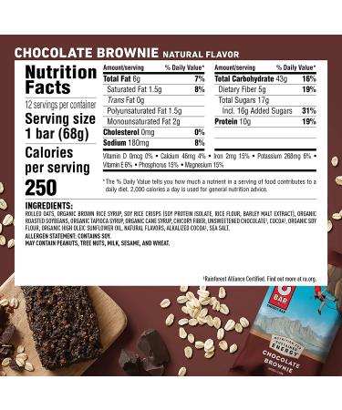 CLIF BAR 44 Count Variety Pack - Chocolate Chip, Crunchy Peanut Butter, Chocolate Brownie, Cool Mint Chocolate - Full Size and Mini Energy Bars - Buy Online on GoSupps.com