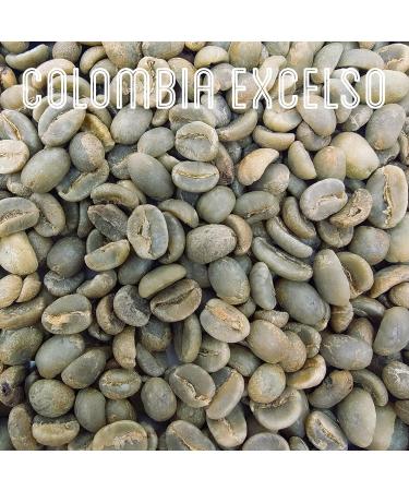1kg Green Coffee Beans - Unroasted Raw Beans from Colombia Excelso - Brown Bear Washed Process - Arabica Castillo Caturra Typica - Ideal for Home Roasting - Buy Online on GoSupps.com