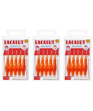 Lacalut Interdental Brushes XS 5 pieces pack of 3 (3 x 5 pieces)