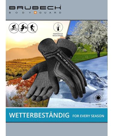 Shop Brubeck Thin Undertaking Gloves GE10010A & Warming Merino Wool GE10020 for Men & Women - Black S/M - International Shipping Available - Buy Online on GoSupps.com