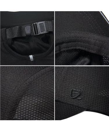 GADIEMKENSD Women's Race Day Running Cap - Lightweight Performance Mesh Hat for Excellent Ventilation and Reflective Safety in Black - Buy Online on GoSupps.com