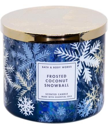 Shop White Barn 3-Wick Candle with Essential Oils - Frosted Coconut Snowball - 14.5 oz Holiday Scents | International Shipping Available - Buy Online on GoSupps.com