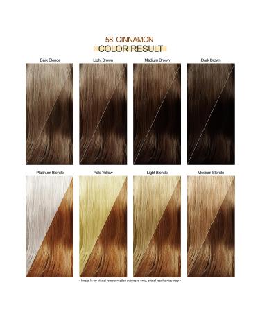 Adore 058 Cinnamon Semi Permanent Hair Color - Vegan & Cruelty-Free Dye - 4 Fl Oz - Buy Online on GoSupps.com
