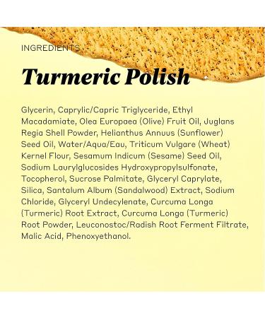 Volition Beauty Turmeric Brightening Polish - Exfoliating Face & Body Scrub - Buy Online on GoSupps.com