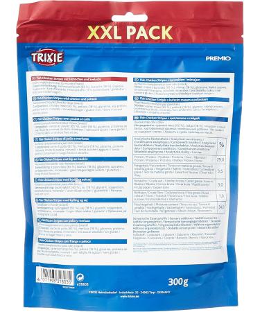 Buy TRIXIE PREMIO Stripes - Chicken & Pollock 300g | Premium Pet Treats for International Shipping - Buy Online on GoSupps.com