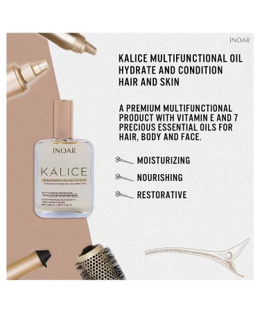 INOAR PROFESSIONAL Kalice Multifunctional Oil 3.38 oz - Hydrating Hair and Skin Treatment - Buy Online on GoSupps.com