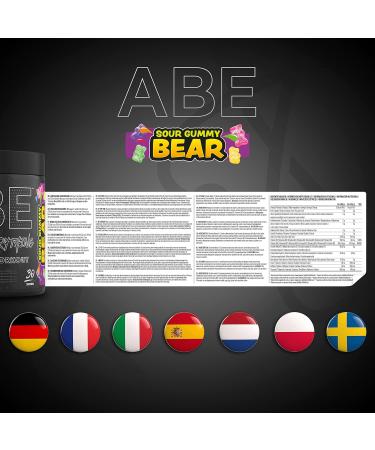 Applied Nutrition ABE Pre Workout - Sour Gummy Bear Flavor - 30 Servings - Buy Online on GoSupps.com